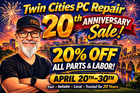 20th Anniversary Sale