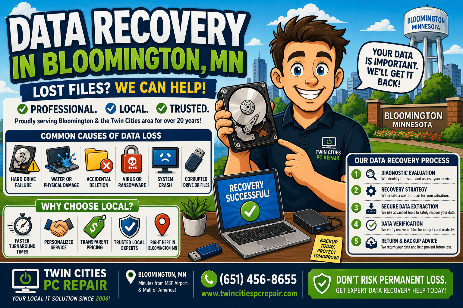 Data Recovery Bloomington MN