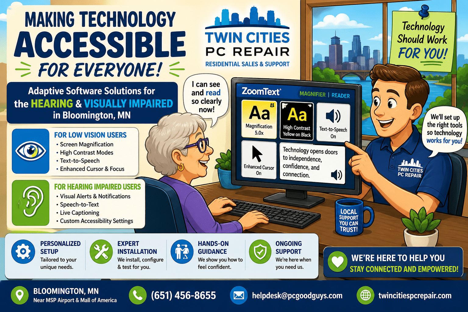 adaptive computer software Bloomington MN