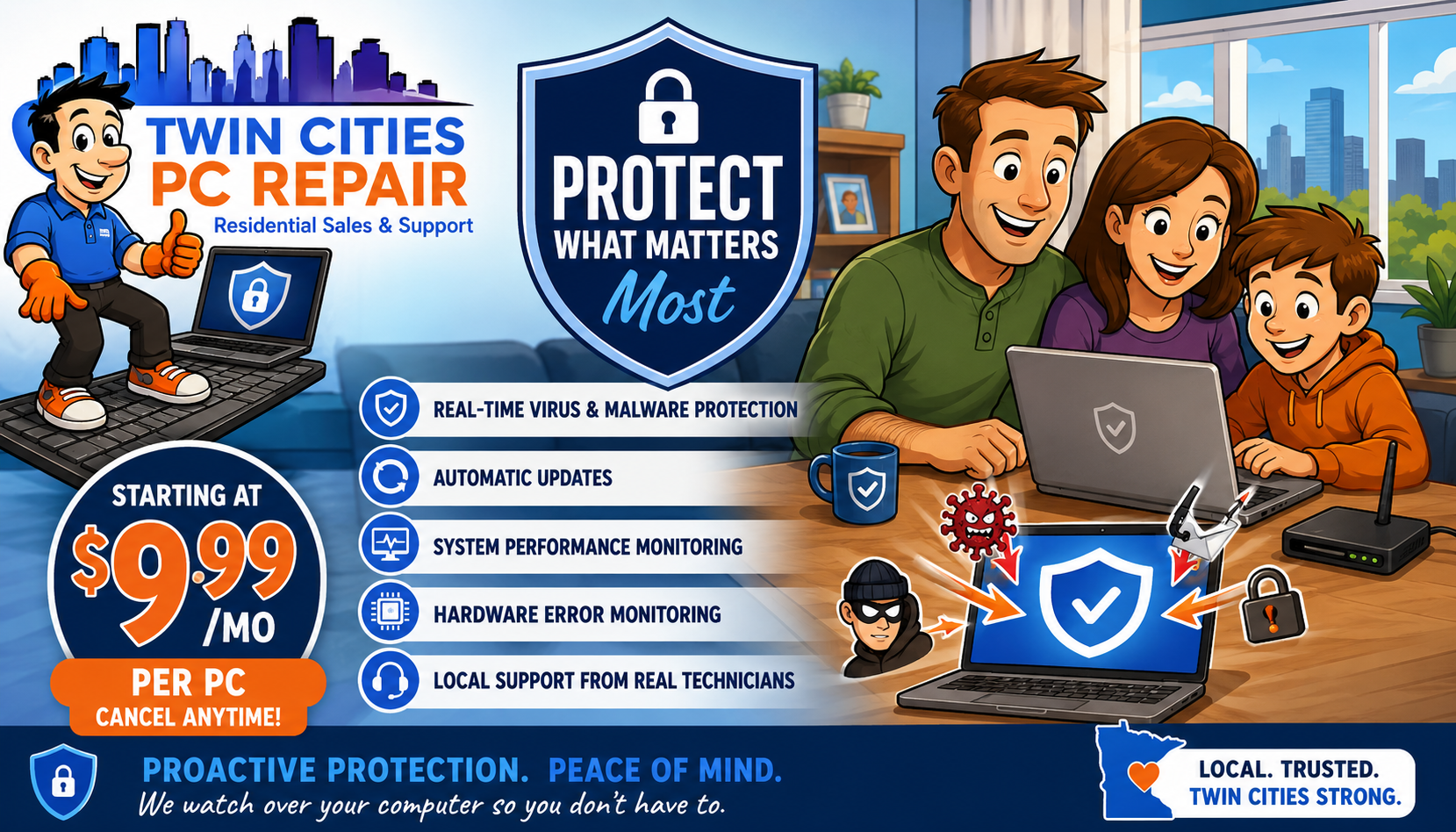 Residential Managed Antivirus Bloomington MN