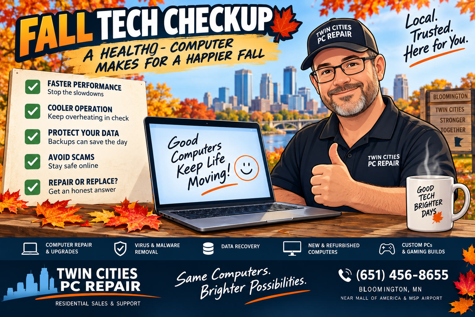 Computer Repair Bloomington MN | 5 PC Problems to Watch