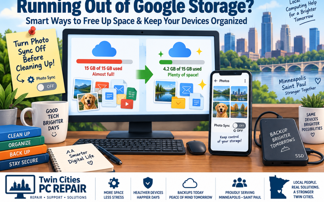 How to Free Up Google Storage Space | Bloomington MN